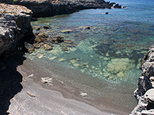 Marettimo Spiaggia lato paese